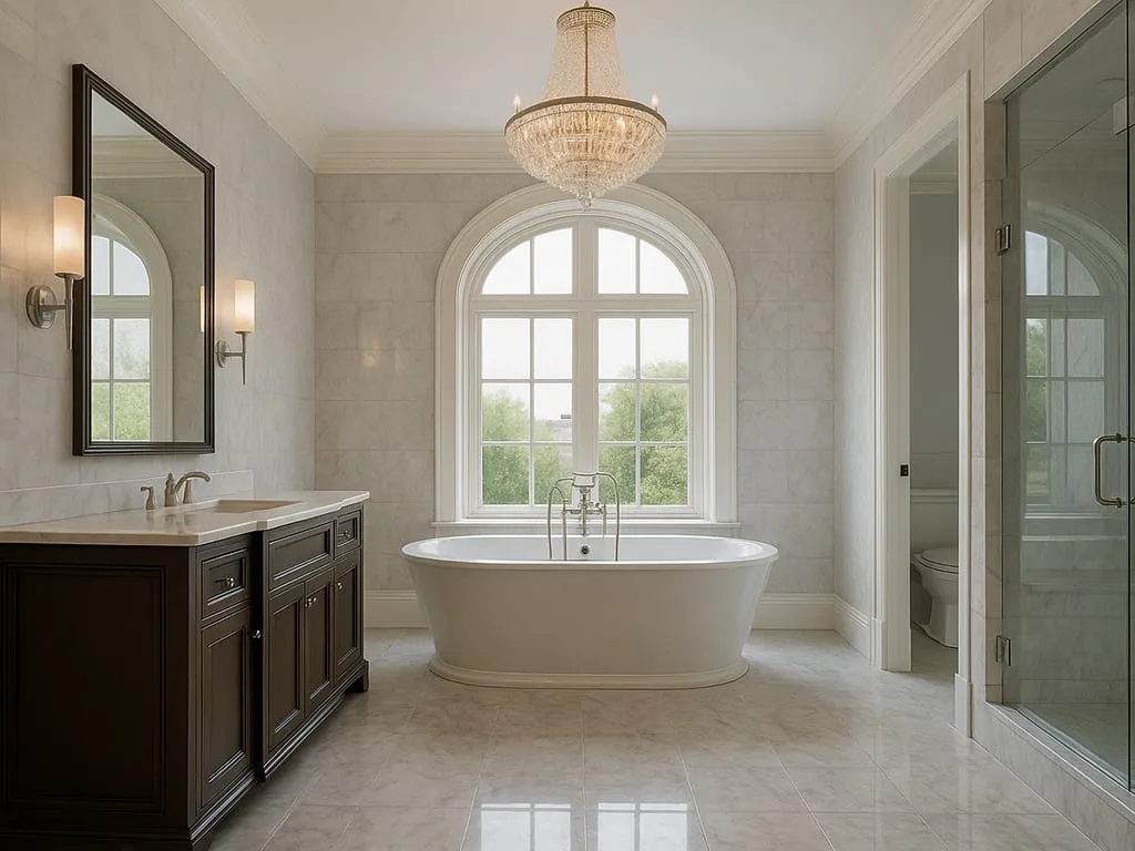 Bathroom remodel in progress