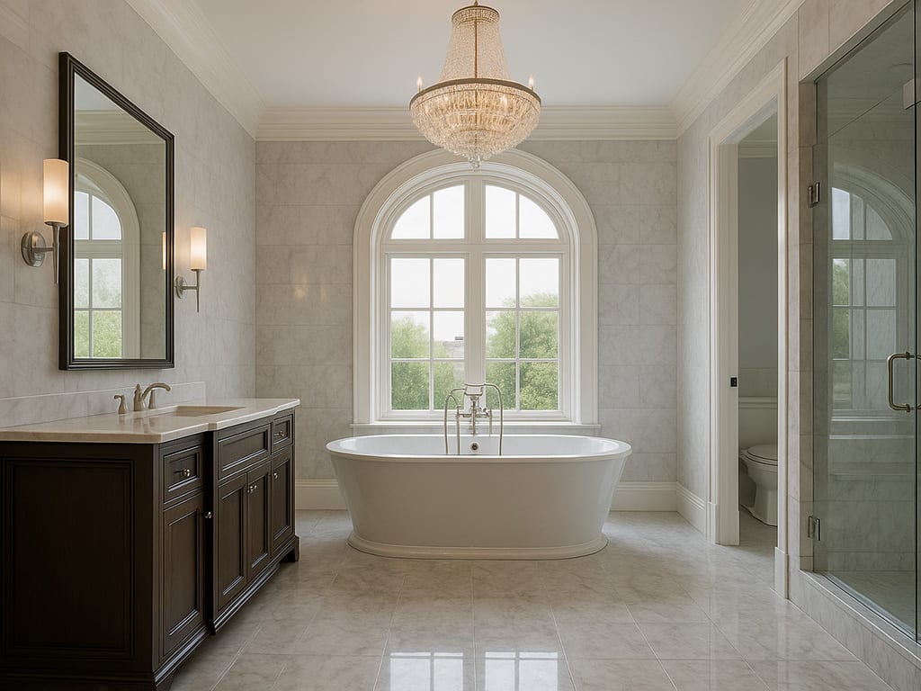 Bathroom remodeling project in Raleigh