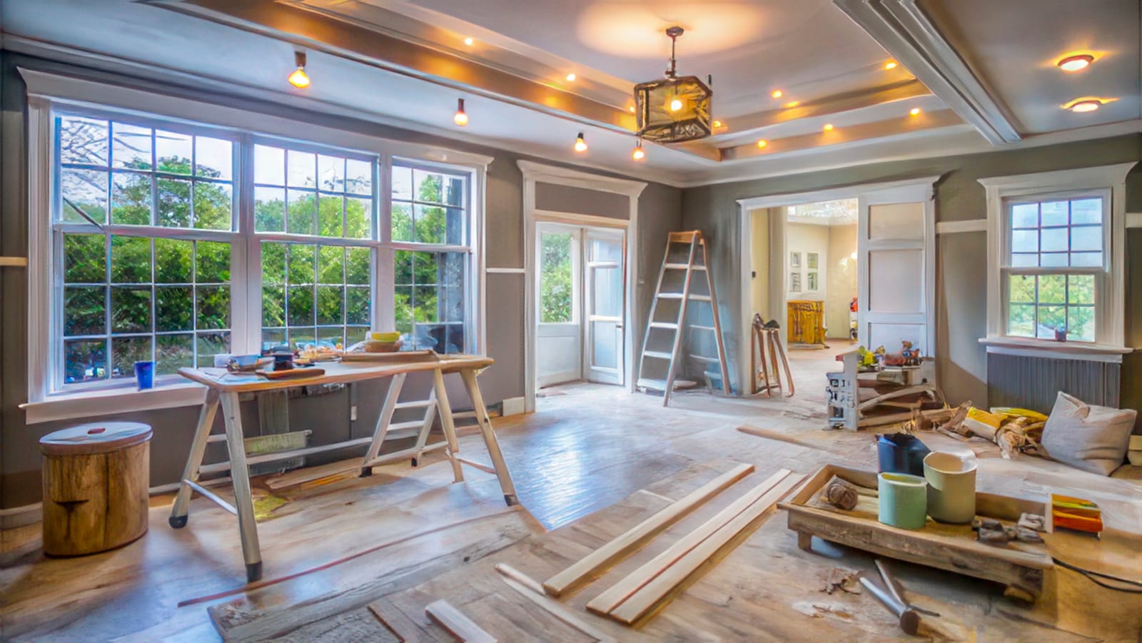 Basement remodeling and finish-out work in Raleigh