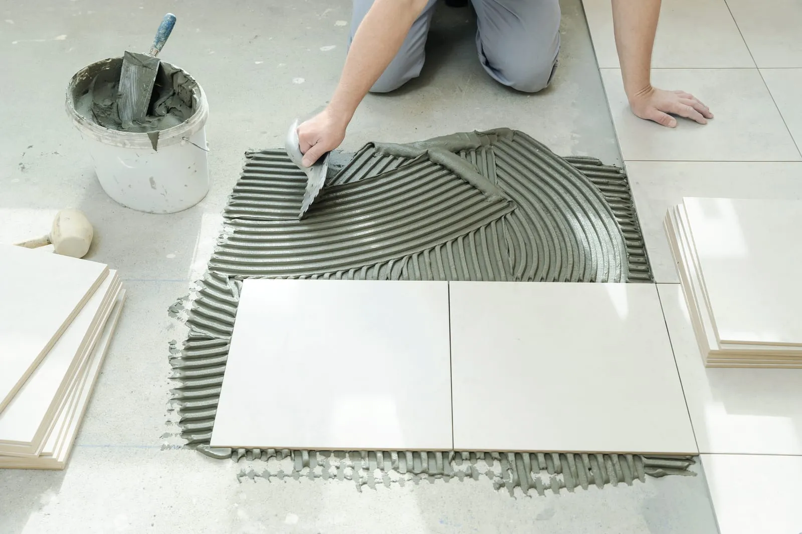 Bathroom Tile Installation work and finish details